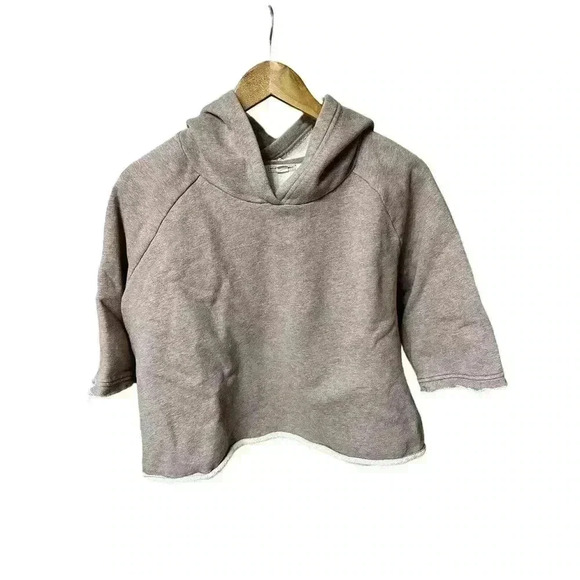 Melrose and Market Mauve Crop Sweatshirt Hoodie Size Medium - Picture 1 of 3